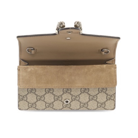 Beige GG Supreme Super Mini Dionysus Bag - Picture 2 of 5